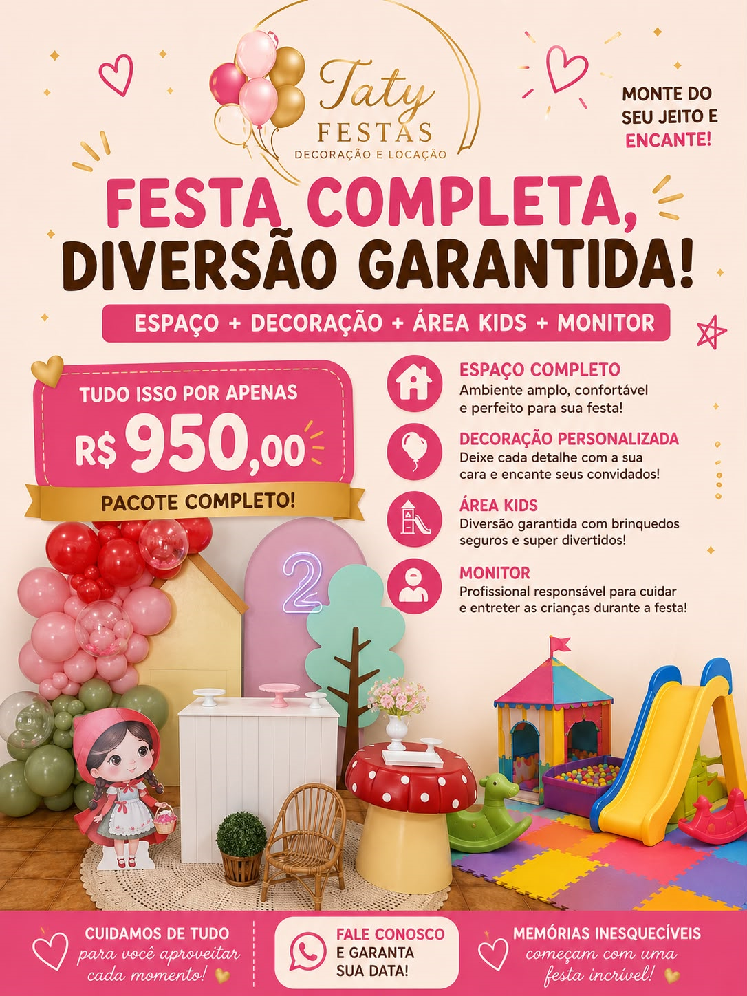 Área Kids e Salão de Festas